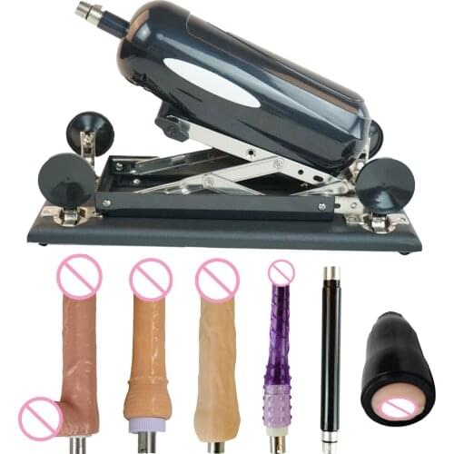 Fredorch 3XLR Sex Machine for Men and Women ,Automatic adjustable angle Women Masturbator with 6 Dildos Accessories Sex Toys