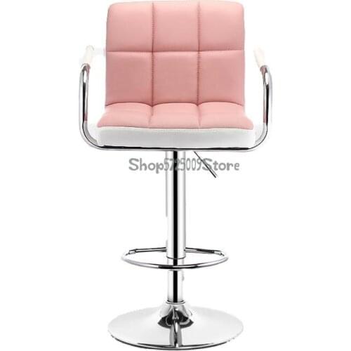 Bar Chair Family Stool Modern Simple High Stool Front Desk High Bar Stool Cashier Back Chair Lift Bar Chair