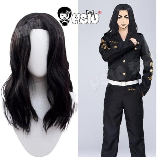 Tokyo Revengers Cosplay Costume Fiber synthetic wig Manjiro Sano Ken Ryuguji Takemichi Hanagaki Tokyo Manji Gang Cloak Outfits