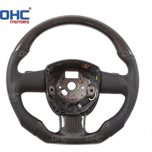 100% Real Carbon Fiber Steering Wheel compatible for A1 A2 A3 A4 A5 S3 S4 RS3 RS4 RS5 RS6 RS7 S line