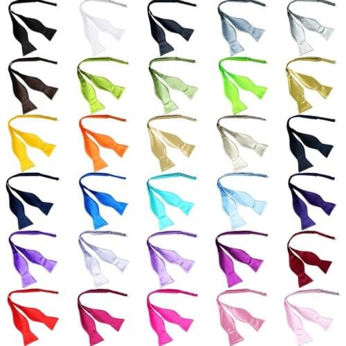 1000pcs/lotmens adult Adjustable Bowties Self Bow Tie for Wedding Party 30 color for choose
