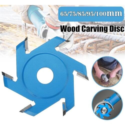 Hexagonal Shovel Milling Cutter Blade Wood Carve Disc Grinding Tool Woodworking Carving Corner For 100/115 Angle Grinder