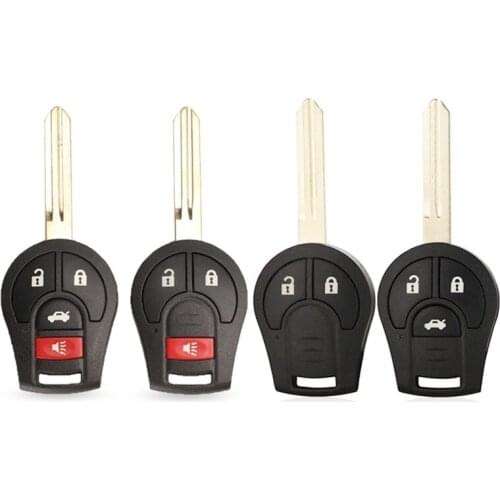 2 3 2+1 3+1 Buttons Remote Key Shell Case For Nissan Sylphy Cube Juke Rogue Micra Qashqai Altima Maxima Sentra Versa