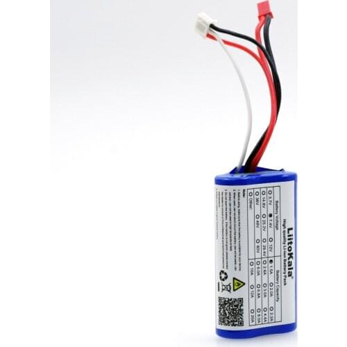 2PCS/lot Liitokala New 7.4V 18650 Lithium Battery 1500mAh 8.4V li-lon Rechargeable batteries Aircraft battery + Free shipping