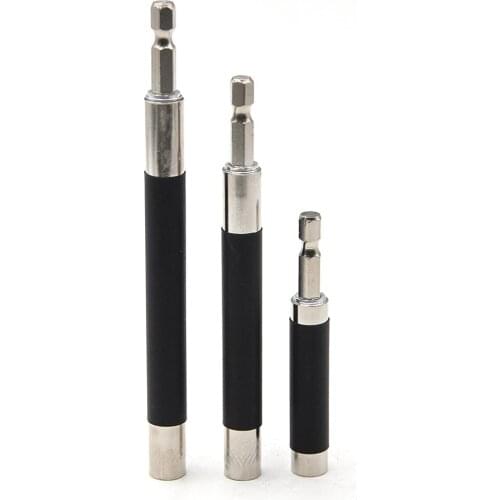 3Pcs 1/4 Inch Hex Bit Tip Holder Screwdriver Bit Extension Bar screwdriver 80MM120MM 140mm telescopic shank connecting piece