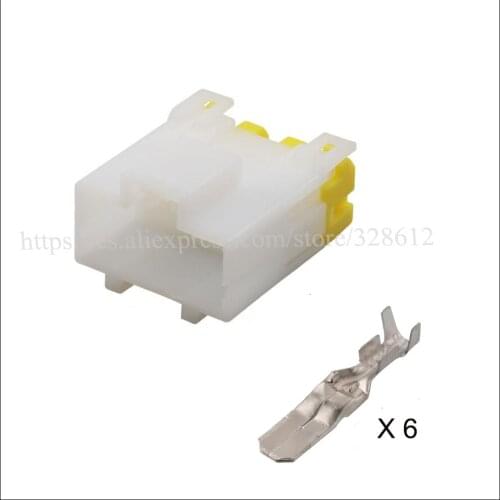7122-6060 car wire male cable Waterproof sheath 6 pin connector automotive Plug socket include terminal DJ70611Y-6.3-11