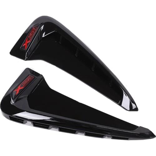 Car-styling For BMW X5 F15 X5M F85 2014-2018 Car Accessories Shark Gills Side Fender Vent Decoration Xdrive Emblem 3D Stickers