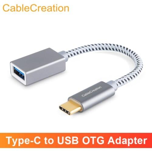 USB-C OTG Cable, CableCreation USB C to USB 3.0 A Adapter Cable, for New Macbook and More Type C devices