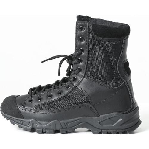 CQB.SWAT 2018 Tactical Boots Military Combat Boots Army black mens boots Breathable Wearable with high quality AirBorne Boot