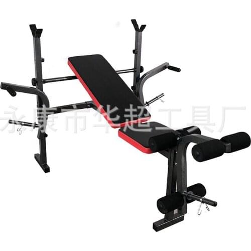 Home Multifunctional Abdominal Muscle Trainer Folding Bench Press and Breast Enlargement Fitness Products Weightlifting Bed