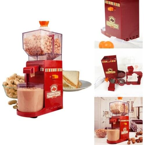 Electric Peanut Butter Maker 500ML Grinding Mechanism Food Processor for Peanut Butter Maker Coffee Grinder