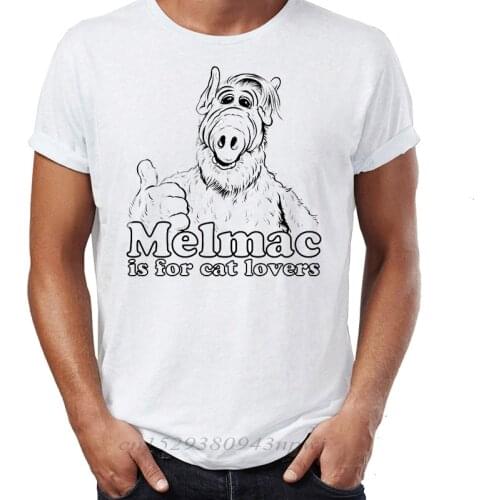 Hip Hop Men T-shirts Alf Life Form Melmac Awesome Artwork Drawing Printed Street Guys Tees Swag 100% Cotton Camiseta