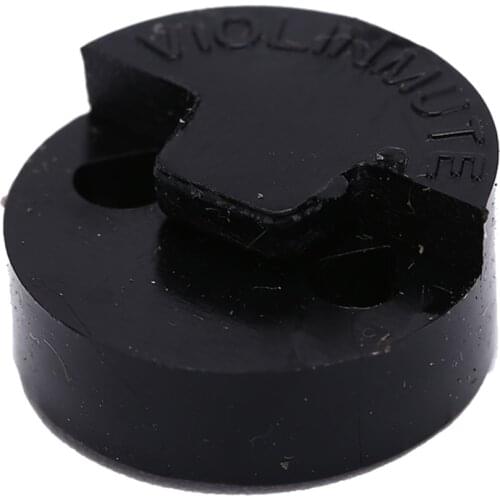 Black Acoustic Rubber Violin Mute Fiddle Silencer For Violin Sourdine Tools