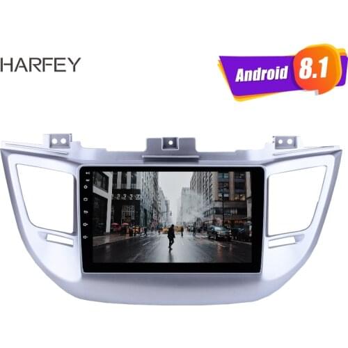 Harfey for Hyundai TUCSON 2014-2018 Car Stereo Radio 9"Android 8.1 GPS Navi with Bluetooth Music Mirror Link USB SD AUX SWC