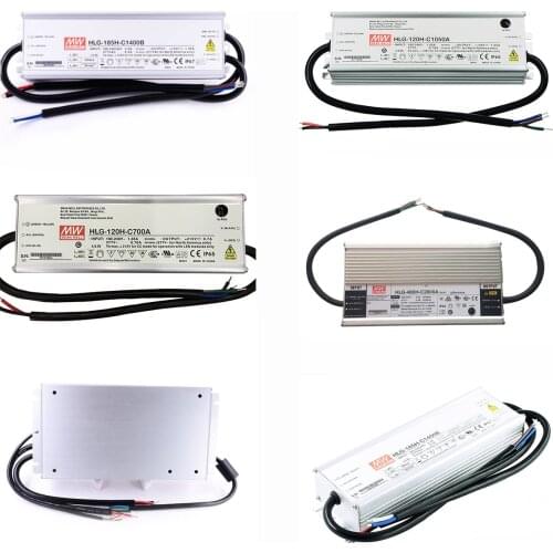 HLG-60H/80H/120H/185H/240H/320H/480H-C350/C500/C700/C1050/C1400/C1750/C2100/C2800/C3500 Meanwell waterproof LED driver with PFC