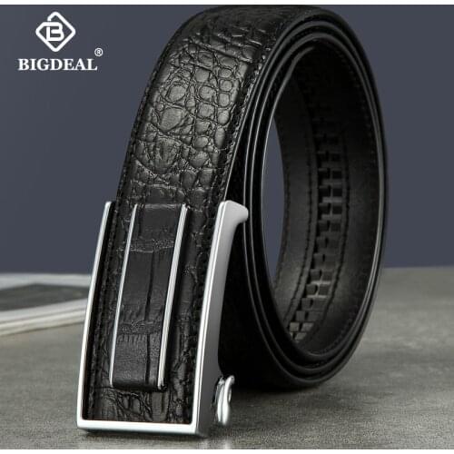 Famous Brand Belt for Men Top Quality Genuine Luxury Leather Belts for Men Fashion Strap Male Metal Automatic Buckle