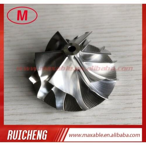 K04 47.15/58.65mm 6+6 blades High performance Turbocharger Billet/milling/aluminum 2618 compressor wheel