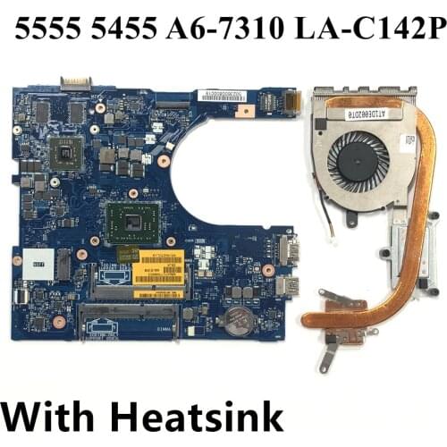 NEW CN-09J3FV 9J3FV FOR DELL INSPIRON 5555 5455 5755 Laptop Motherboard AAL12 LA-C142P REV:1.0(A00) A6-7310 Mainboard 100%TESTED