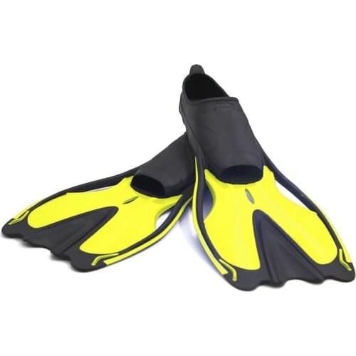 New Mens And Womens Bag-heel Swimming And Walking Dual-use Free Diving Floating Mid-length Diving Fins
