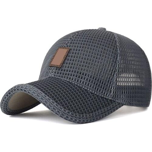 Newly Men Summer Mesh Sport Baseball Cap Hat Outdoor Visor Sun Protection Cap