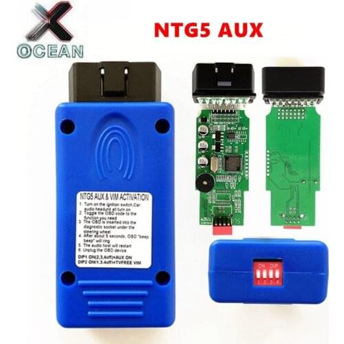 Newest For COMAND ONLINE NTG5 OBD AUX IN & VIM ACTIVATOR work for C/GLC/S/V CLASS W205 X253 W222 W447 NTG 5 AUX For Mercedes