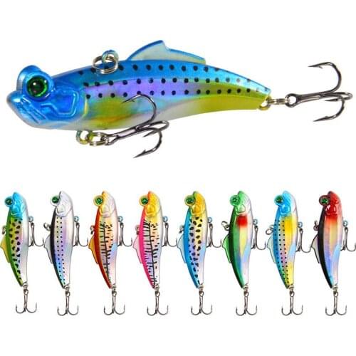 The New For Fishing Lure Luya Bait With Ring Beads 6.5CM12.5G Fish Body Reflective Dazzling Mirror Lure Bait Fishing Accessories