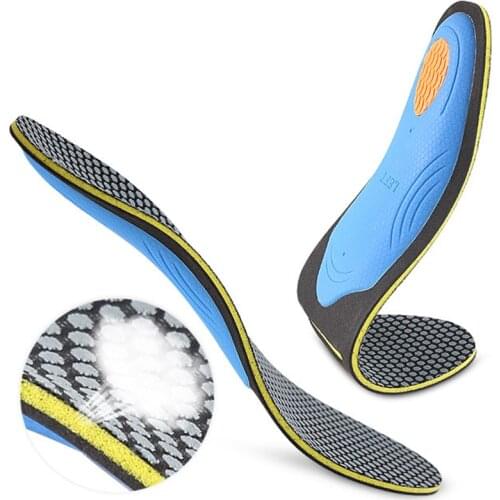 1pair Orthopedic Shoes Sole Insoles Flat Feet Arch support Unisex EVA Orthotic Arch Support Sport Shoe Pad Insert Cushion