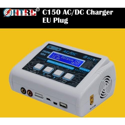 Good Sale HTRC C150 AC/DC 150W 10A Smart Battery Balance Charger Discharger for LiPo LiHV LiFe Lilon NiCd NiMh Pb Battery