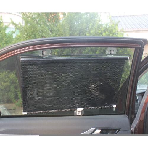 Universal Retractable Car Vehicle Curtain Window Roller Sun Shade Blind Protector 40 * 60CM Car Side Window Sunshade Curtain