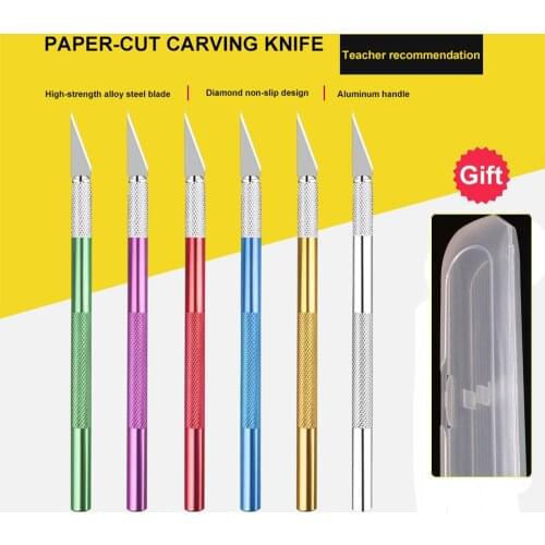 1 Set utility Knife Scalpel DIY Cutting stationery Tool Carving knife Wood Carving Tools Fruit Food Craft Sculpture Engraving