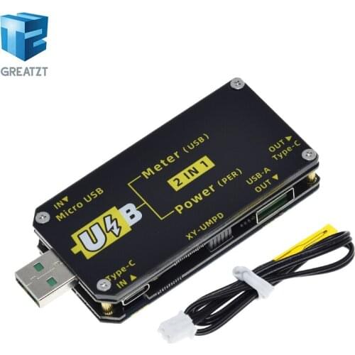 USB Color screen charging tester Numerical control voltage Buck and boost power supply Applicable model:XY-UMPD