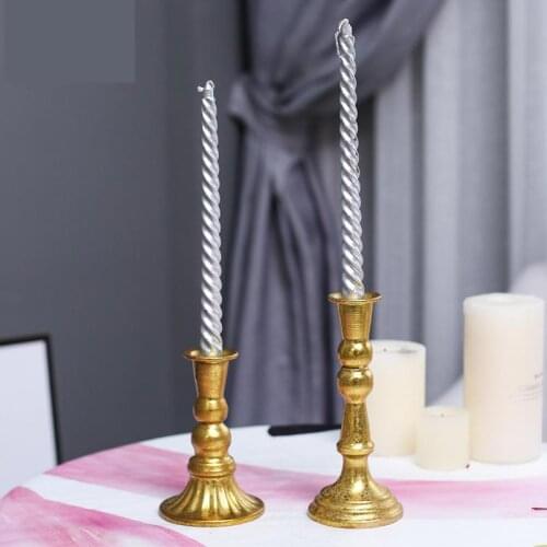 Gold Candle Stick Home Decor Candle Holder For Stick Candle Wedding Decor