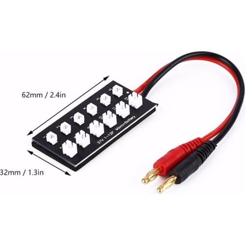 10 PCS 3.7V Micro Parallel Board Battery Charging Panel For Helicopter Lipo Batteries