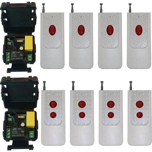 AC 220V 1 CH Channels 1CH RF Wireless Remote Control Switch Remote Control System receiver transmitter 1CH Relay 315/433 MHz