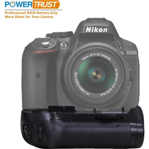 PowerTrust MB-D12 Battery Grip for Nikon D800 D800E D810 DSLR Camera work with EN-EL15 or Eight AA battery