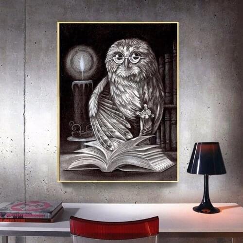 5D DIY Diamond Painting Owl Diamond Mosaic Full Drill Square Tools Diamond Embroidery Animals Pictures Of Rhinestones Art TY02