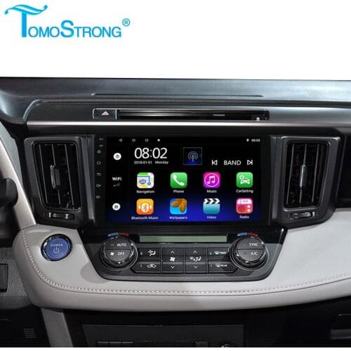 Android Car Radio For Toyota Rav4 Rav 4 2013 2014 2015 2016 2017 2018 Car Multimedia DVD Player With SWC 2.5D Screen BT Map GPS