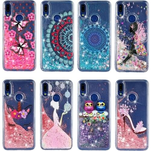 Glitter Liquid Case Cover For Xiaomi Redmi Note 7 Star Heart Dynamic TPU Quicksand Funda For Xiaomi Redmi Note 6 Pro Note 5