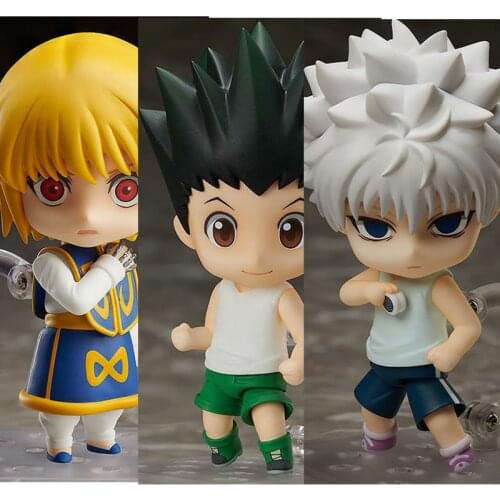 10cm Hunter x Hunte Action Figure Killua Zoldyck 1184 Kurapika 1185 Gon Freecss 1183 Quwrof 1186 Cute Toy Doll