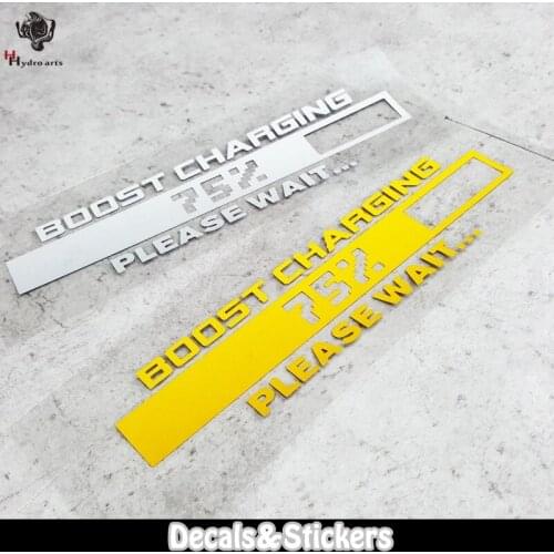 NO.LN226 75% BOOST LOADING PLEASE WAIT MOTO GP Reflective Sticker Car Sticker Decals Racing Stickers Motorcycle Windshield Bike