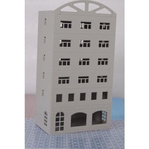 Outland Models Modern City Building Curved Top Shopping Centre N Scale Railway