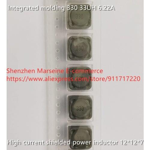 Original New 100% DR127-330-R integrated molding 330 33UH 6.22A high current shielded power inductor 12*12*7