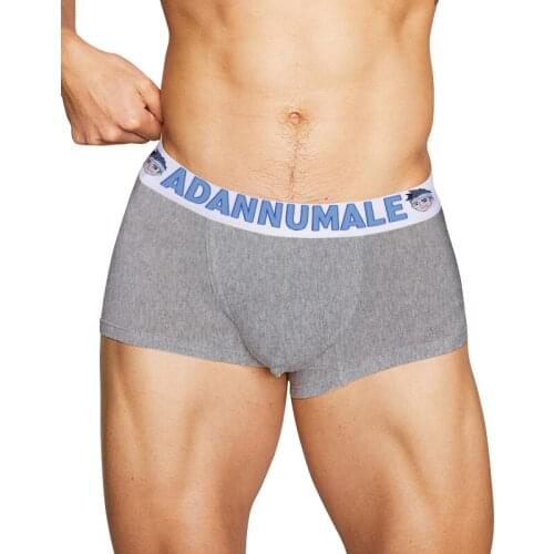 Sexy Underwear Man High Quality Cotton Boxer Shorts Men Underpants Boxers Comfortable U Pouch Low Waist Mens Panties AD7104