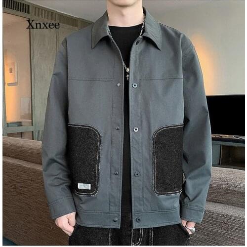 Mens Windbreaker Mens Fashion Jackets and Coats New 2021 Autumn Men Army Cargo Outdoors Clothes Casual Streetwear Clothing