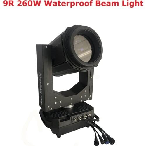 Waterproof Moving Head 260W 9R Outdoor Beam Moving Head Light Sky Super Beam 260W Beam 9R DMX 512 Control Stage Lighting Effect