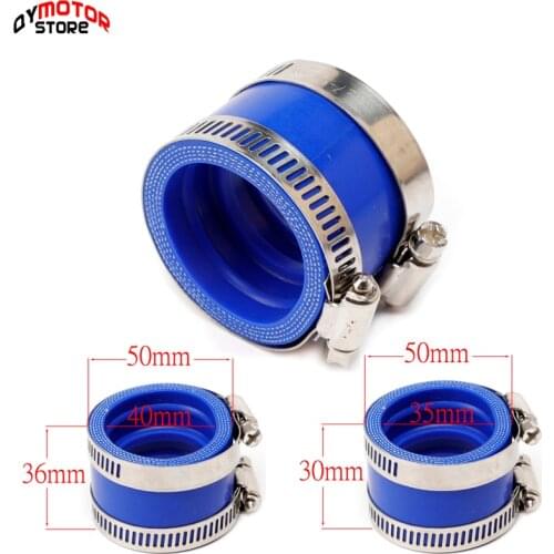 High quality Motorcycle Carburetor Rubber Adapter 35mm 40mm Inlet Pipe Intake Motorbike Accessories For PWK KEIHIN OKO KOSO