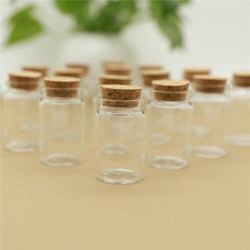 12pcs/lot DIY Mini Storage Bottles & Jars 37*60MM 40ML Test Tube Tiny Glass Bottle With Cork spice jar container