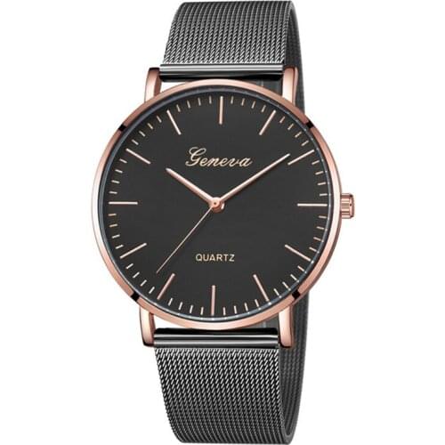 Fashion Womens Watch Stainless Steel Rose Gold Ladies Watches Top Brand Luxury Casual Men Clock Reloj Hombre Montre Femme Saat
