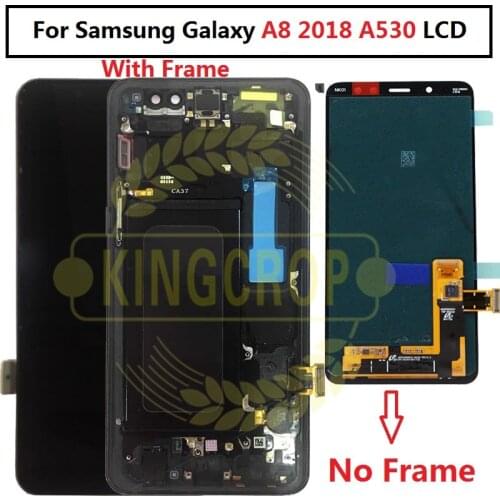 For Samsung Galaxy A8 2018 LCD display A530 A530F A530DS A530N SM-A530N Touch Screen With Frame Digitizer Assembly