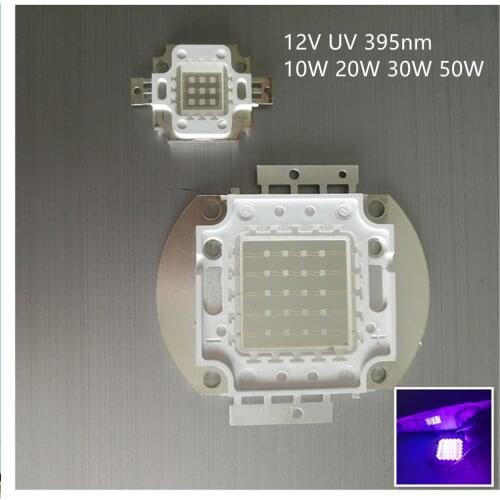 12V - 15V 10W 20W 30W 50W High Power Integrated COB LED Lamp Diode SMD UV Light DIY Floodlight Spot Bulb